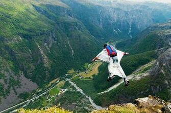 Wingsuit Parachute Flying Fly Flight Extreme Birdman