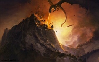Wallpaper Fall Nargotronda The Silmarillion Jrr Tolkien
