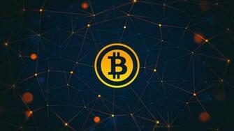 Abstract Bitcoin Widescreen Wallpaper