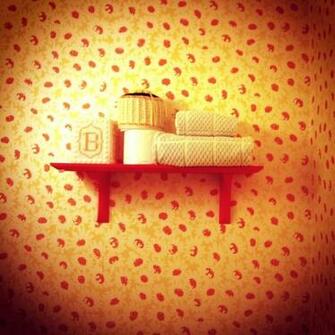 Powder Blue With Polka Dots A Hodgepodge Yellow Wallpaper