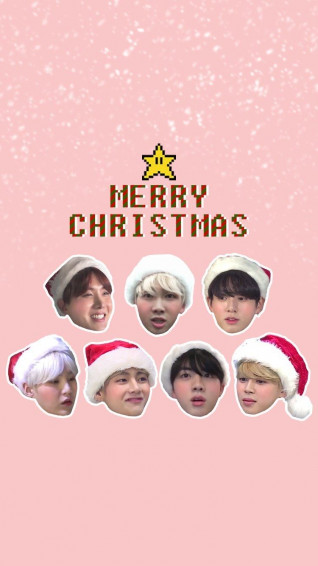 Bts Christmas Wallpaper On