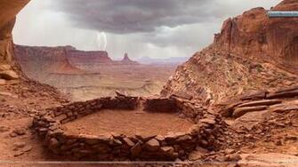 Anasazi Ruin Canyonlands National Park Wallpaper