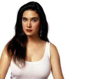 Women Celebrity Tank Tops Jennifer Connelly White Background