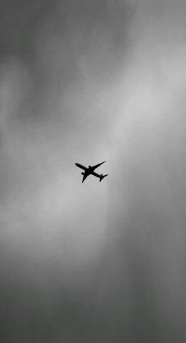 Mixxx On Black White Airplane Wallpaper