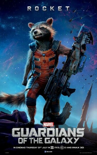 Guardiansofthegalaxy Look At Rocket Raccoon Groot And Gamora In