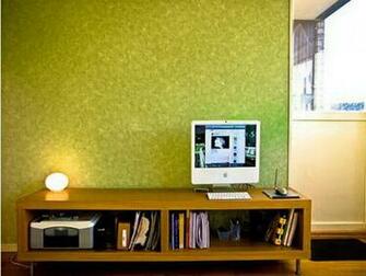 Wall Modern Retro Green Wallpaper Great Choice