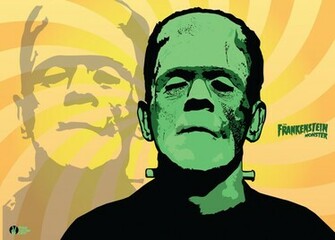 This Great Looking Frankenstein Pinup Is Simple And Cool Nicely