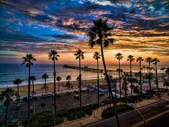 Sunset At The Oceanside Pier Mural