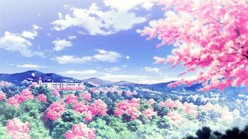 Gif Cute Manga Anime Scenery Background Wallpaper