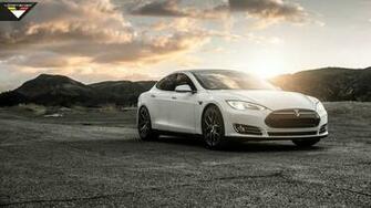 Vorsteiner Tesla Model S P85 Wallpaper HD Car