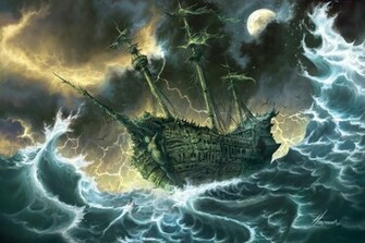Ghost Ship Wallpaper