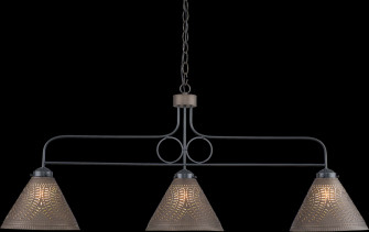 Elegant Triple Pendant Light Wallpaper