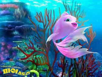 Mobile Wallpaper Cartoon Fishes