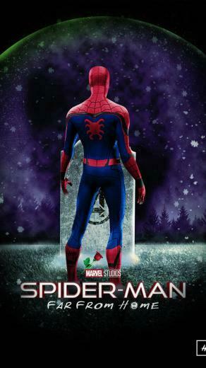 Spider Man Far From Home iPhone Wallpaper Movie Poster