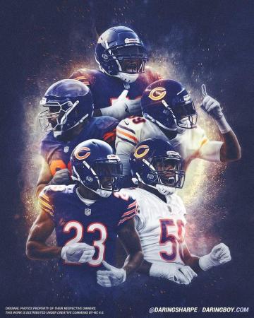 Jason Streets On Nfl Chicago Bears Wallpaper