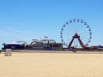 The Boardwalk Amusement Park At Ocean City Maryland
