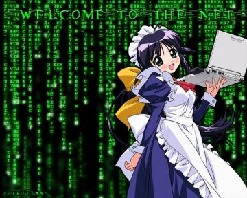 Mahoromatic Wallpaper Welcome To The Net Minitokyo
