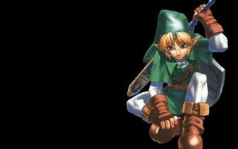 Link The Legend Of Zelda Black Background Wallpaper Hq