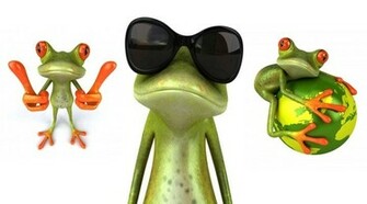 Cartoon Frog Wallpaper