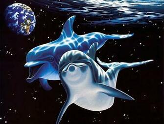3d Dolphin Desktop Background Car Tuning