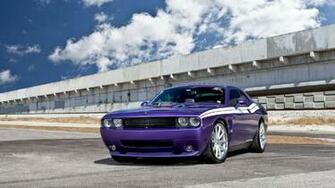 Purple Dodge Car Wallpaper