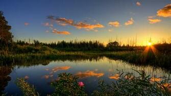 Sun Ray Lake Full HD Nature Background Wallpaper Jpg Formatfor Laptop