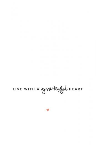 Minimal Black White Grateful Heart iPhone Phone Background