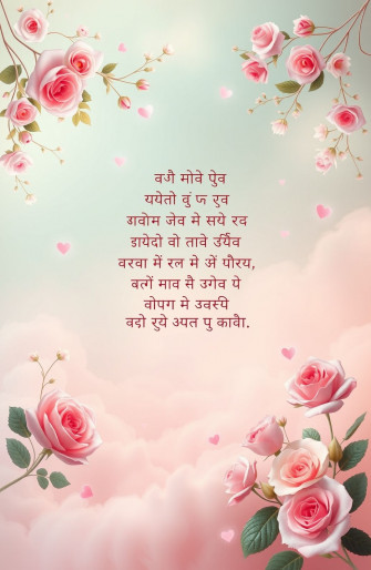 Hindi Love Shayari Wallpaper