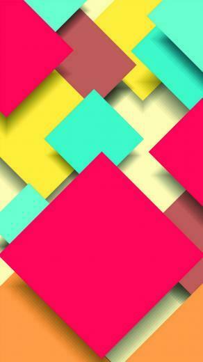 Squares iPhone Plus FullHD Wallpaper