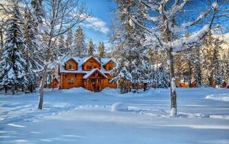 Alberta Winter iPad Top Wallpaper Nature High