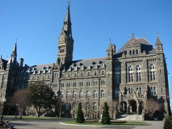 Der Georgetown University Graphics Code Hauptgebude