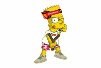 Supreme Bartsimpson Hypebeast Bart Simpsons