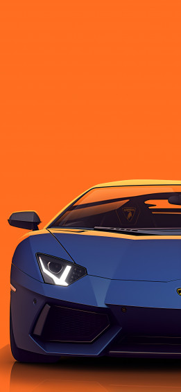 Lamborghini Aventador Blue Wallpaper HD