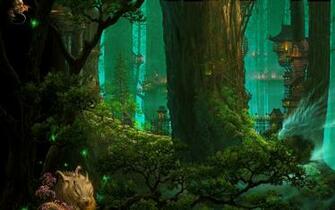 Dragons Wallpaper Background Fantasy Forest Wizard