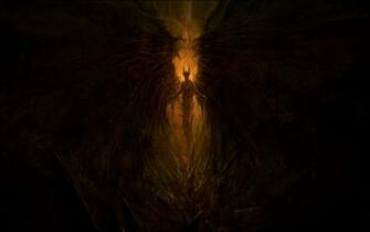 Demon Drawing Creepy Devil Occult Evil Wallpaper