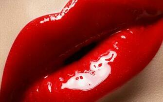 Red Lips HD Wallpaper