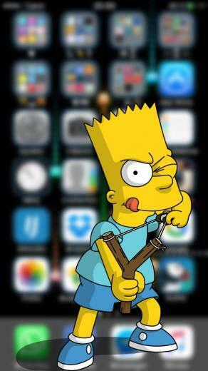 Free Download Bart Simpson Wallpaper Iphone Simpsons Iphone