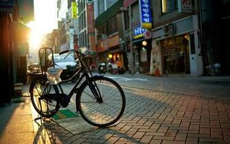 South Korea Streets Desktop Wallpaper Background
