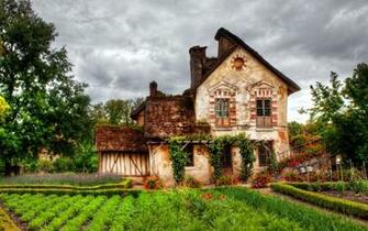Wallpaper Cottage Garden HD Background Desktop