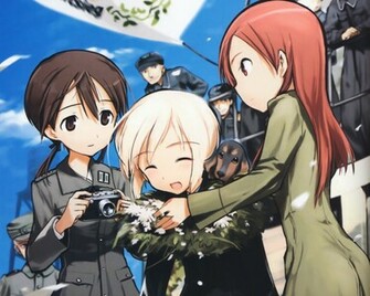 Japanese Tolansration Strike Witches Wallpaper