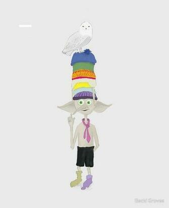 Dobby And Hedwig Background Colour iPad Case Skin By Bexalot