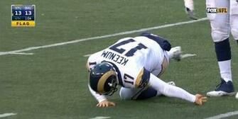 Video Case Keenum Stayed In Game For Rams After Getting