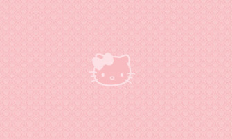 Wallpaper Hello Kitty Pink