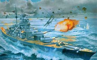 Battleship Bismarck Wallpaper