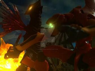 Unit Vs Gyaos By Kidkaiju2001