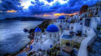 Santorini Wallpaper I4l1867 4usky