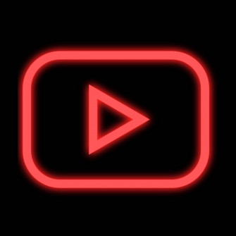 Aesthetic Black And Red Logo Wallpaper