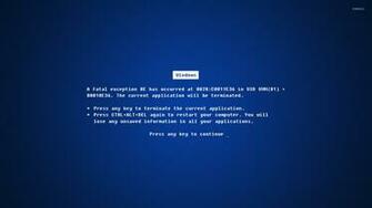 Windows Blue Screen Wallpaper Computer