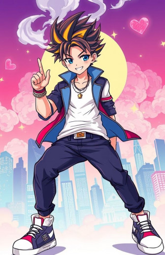 Rip Pop Smoke Anime Wallpaper