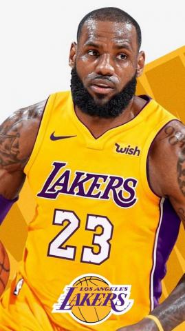 iPhone Wallpaper HD Lebron James Lakers Basketball